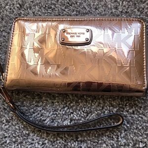 MK Michael Kors Rose Gold Wallet purse